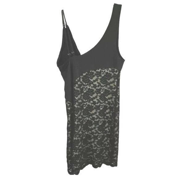 Free People Women's Mini Dress XS Bodycon Lower East Side Floral Lace Sleeveless - Picture 2 of 7